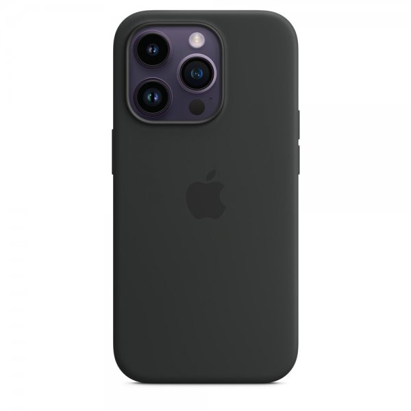 Apple Original iPhone 14 Pro Cover Silikonecover MagSafe Midnat