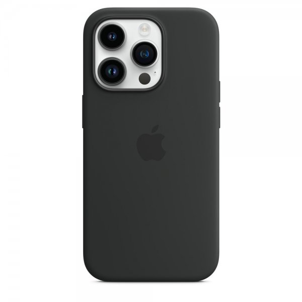 Apple Original iPhone 14 Pro Cover Silikonecover MagSafe Midnat