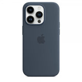 Apple Original iPhone 14 Pro Cover Silikonecover MagSafe Stormblå