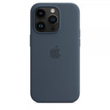 Apple Original iPhone 14 Pro Cover Silikonecover MagSafe Stormblå