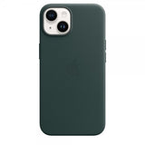 Apple Original iPhone 14 Cover Læder MagSafe Skovgrøn
