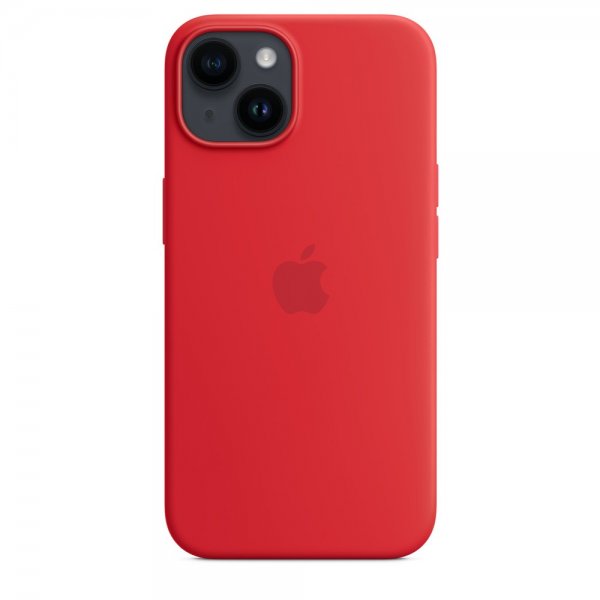 Apple Original iPhone 14 Cover Silicone Case MagSafe (PRODUCT)RED