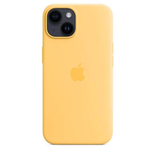 Apple Original iPhone 14 Cover Silikoneetui MagSafe Solskin