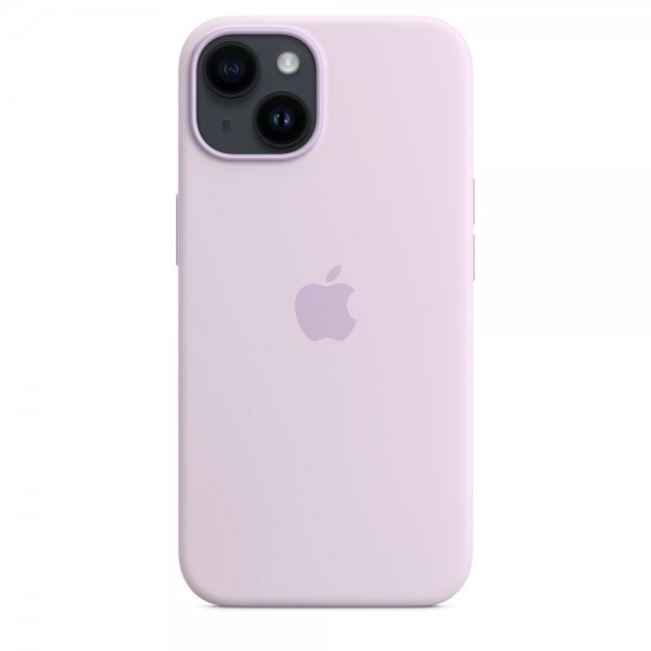 Apple Original iPhone 14 Skal Silicone Case MagSafe Lilac