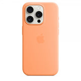 Apple Original iPhone 15 Pro Max Cover Silikone MagSafe Orange Sorbet
