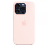 Apple Original iPhone 15 Pro Max Silikone Cover MagSafe Lyslilla