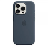 Apple Original iPhone 15 Pro Max Cover Silikone MagSafe Stormblå