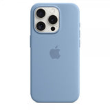 Apple Original iPhone 15 Pro Max Cover Silikone MagSafe Vinterblå
