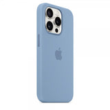Apple Original iPhone 15 Pro Max Cover Silikone MagSafe Vinterblå