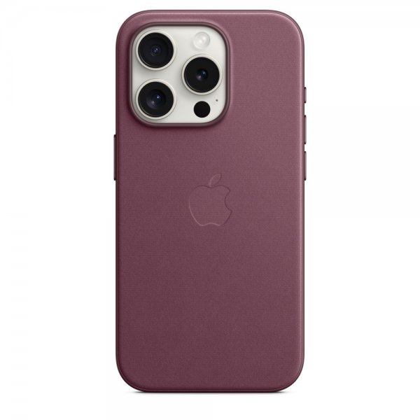Apple Original iPhone 15 Pro Cover FineWoven MagSafe Mulberry