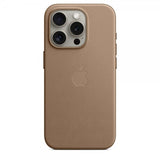 Apple Original iPhone 15 Pro Cover FineWoven MagSafe Taupe