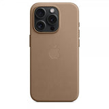 Apple Original iPhone 15 Pro Cover FineWoven MagSafe Taupe