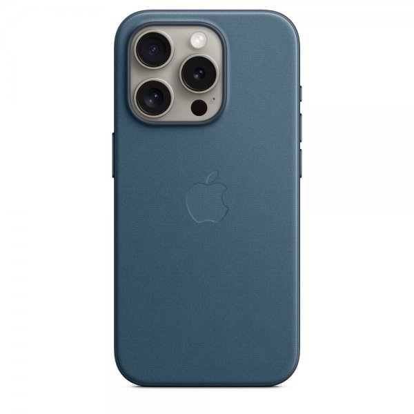 Apple Original iPhone 15 Pro FineWoven MagSafe-etui Stillehavsblå