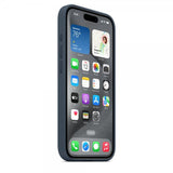 Apple Original iPhone 15 Pro Cover Silikone MagSafe Stormblå