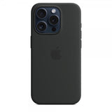 Apple Original iPhone 15 Pro Cover Silikone MagSafe Sort