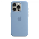 Apple Original iPhone 15 Pro Cover Silikone MagSafe Vinterblå