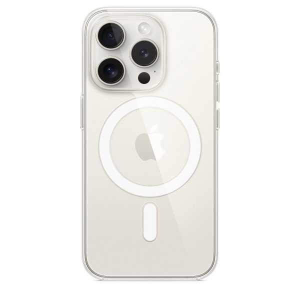 Apple Original iPhone 15 Pro Cover Klar MagSafe