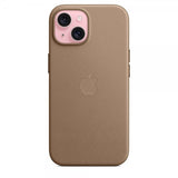 Apple Original iPhone 15 Cover FineWoven MagSafe Muldvarpbrun