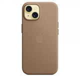Apple Original iPhone 15 Cover FineWoven MagSafe Muldvarpbrun