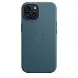 Apple Original iPhone 15 Cover FineWoven MagSafe Stillehavsblå