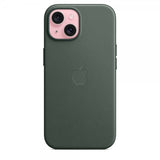 Apple Original iPhone 15 Cover FineWoven MagSafe Vintergrøn