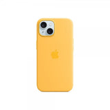 Apple Original iPhone 15 Silicone Case MagSafe Sunshine