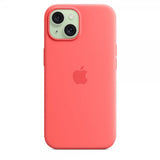 Apple Original iPhone 15 Cover Silikone MagSafe Guava