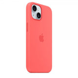Apple Original iPhone 15 Cover Silikone MagSafe Guava