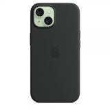 Apple Original iPhone 15 Cover Silikone MagSafe Sort