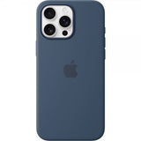 Apple Original iPhone 16 Pro Max Cover Silikone Cover MagSafe Denim