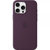 Apple Original iPhone 16 Pro Max Cover Silikonecover MagSafe Plum