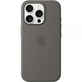 Apple Original iPhone 16 Pro Cover Silikone Cover MagSafe Stone Gray