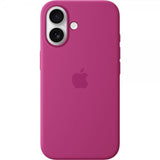 Apple Original iPhone 16 Cover Silikone MagSafe Fuchsia