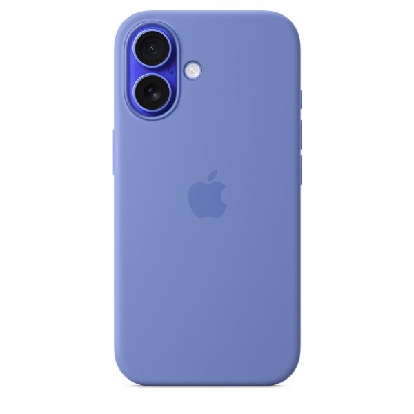 Apple Original iPhone 16 Cover Silikonecover MagSafe Periwinkle