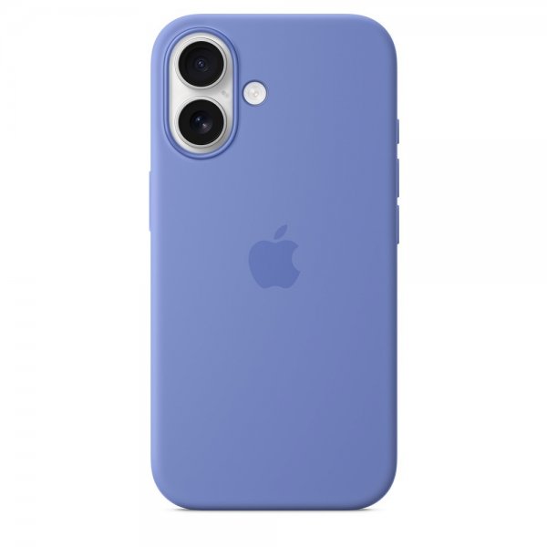 Apple Original iPhone 16 Cover Silikonecover MagSafe Periwinkle