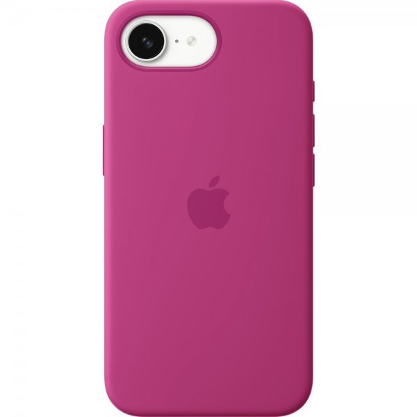 Apple Original iPhone 16e Cover Silikone Etui Fuchsia