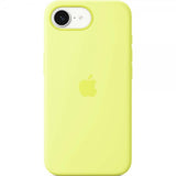Apple Original iPhone 16e Skal Silicone Cover Neon Gul