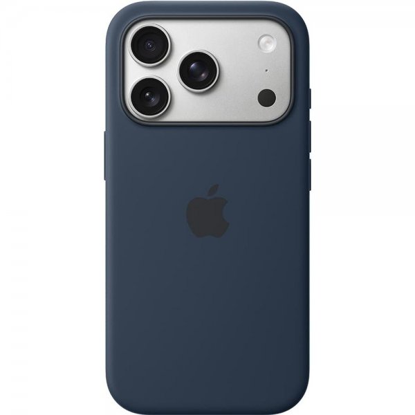 Apple Original iPhone 17 Pro Max Cover Silicone Case MagSafe Midnight