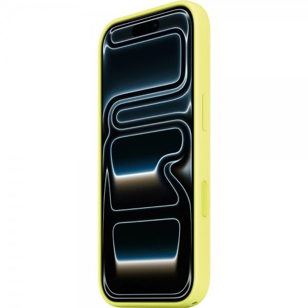 Apple Original iPhone 17 Pro Max Cover Silicone Case MagSafe Neon Yellow