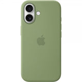 Apple Original iPhone 17 Cover Silikoneetui MagSafe Light Moss
