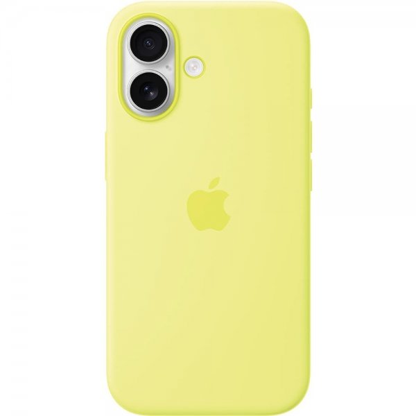 Apple Original iPhone 17 Cover Silicone Case MagSafe Neon Yellow