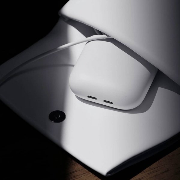 Google Original Oplader Pixel Flex 67W USB-C Dobbelte Porte Snow