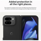 Google Original Pixel 9 Pro Fold Cover Silikone Obsidian