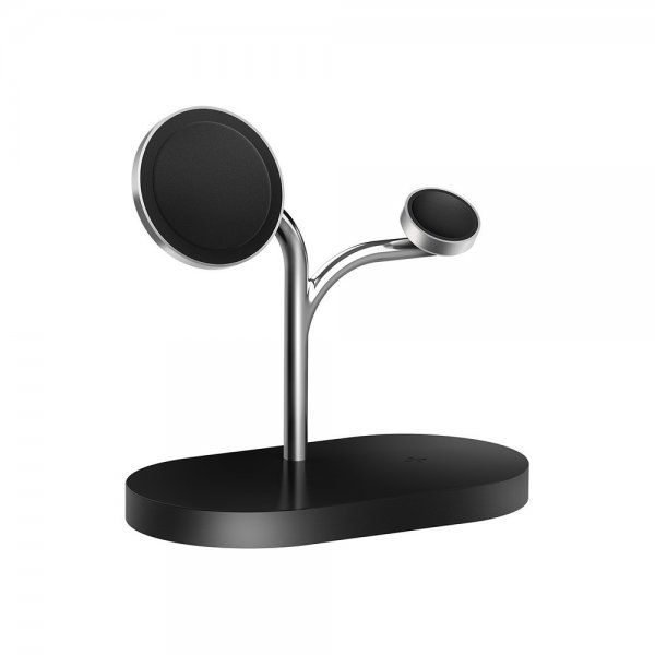 Samsung Original Trådløs Oplader 3i1 Trådløs Oplader Qi2 Magnetisk Sort