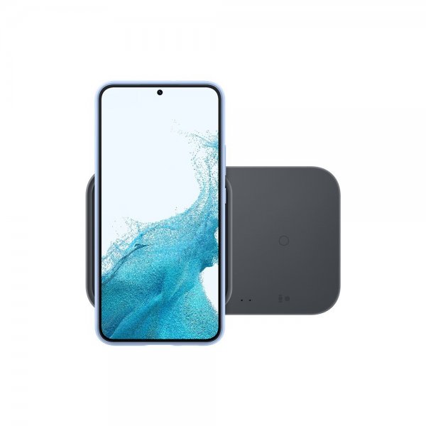 Samsung Original Trådløs Oplader Super Fast Wireless Charger Duo 15W Sort