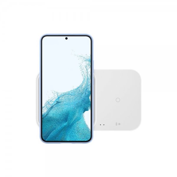 Samsung Original Trådløs Oplader Super Fast Wireless Charger Duo 15W Hvid