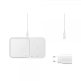 Samsung Original Trådløs Oplader Super Fast Wireless Charger Duo 15W Hvid