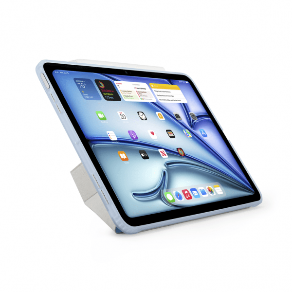 Pipetto iPad Air 13 (M2/M3/M4) Cover Origami No1 Original Case Lyseblå