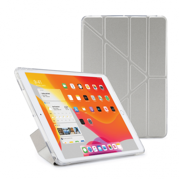 Pipetto iPad 10.2 (gen. 7/8/9) Cover Metallic Origami Sølv