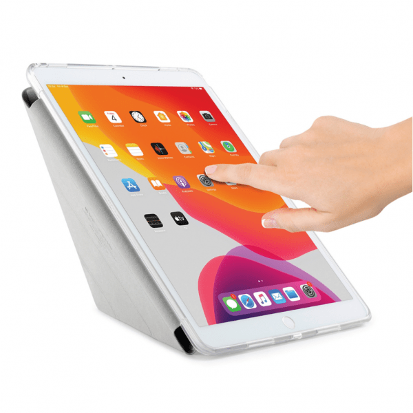 Pipetto iPad 10.2 (gen. 7/8/9) Cover Metallic Origami Sølv